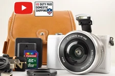 [US Duty Paid] SONY Alpha A5000 Digital Camera White & SELP1650 Count: 4596 USA
