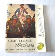 1775-1943 Camp Lejeune Marines Booklet