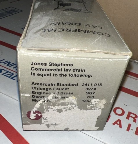 Jones Stephens Commercial Lavatory Drain Chrome Plated D70100 - Picture 5 of 5