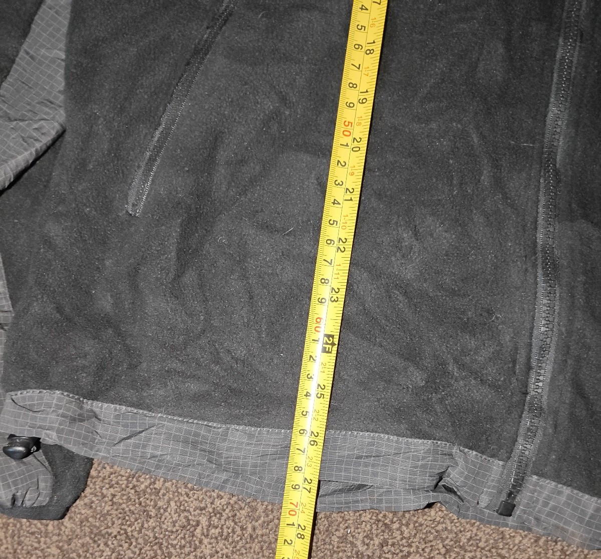 The North Face Windstopper Fleece Jacket XL Black Grey Vintage image 8