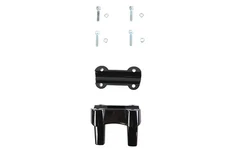4.1 inch Fat Riser Kit Black fits Harley Davidson