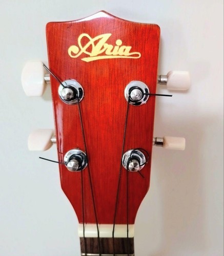 Aria Ukulele Au-120 Soft Case With Introductory Dvd - Picture 4 of 20