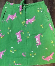 Vintage Herman Geist 100 Fun Pink Alligator/crocodile Green Skirt Size 10
