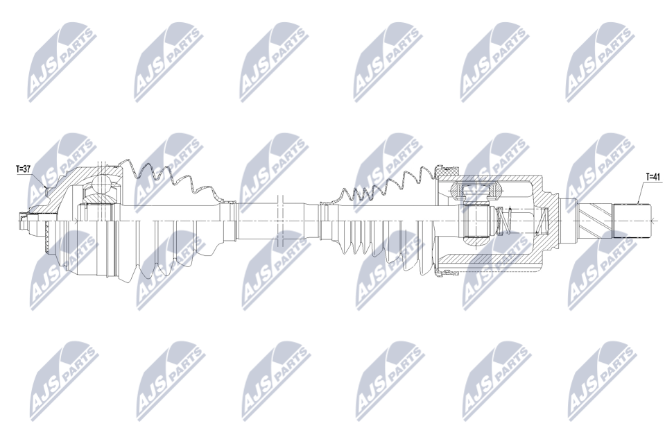 Drive Shaft Fits for Mercedes Sprinter B907,B910 211CDI,214CDI,311CDI, - Image 7