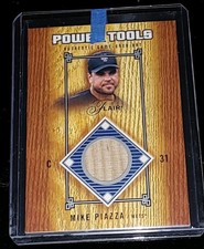 Mike Piazza 2003 Flair Power Tools Bats #MP GAME-USED BAT METS #d 450/500