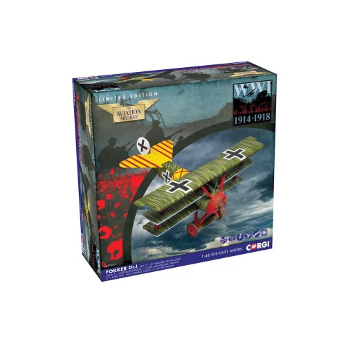 FOKKER DR1 TRIPLANE WERNER STEINHAUSER (La morte del Barone Rosso, 21/04/1918) 1 - Immagine 4 di 4