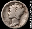 1918 Silver Mercury Dime-Scarce Better Date No Reserve #i6623