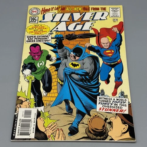 Vintage 2000 DC Comics Silver Age #1 Comic Book Batman Superman Luthor Sinestro