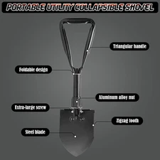 Folding Shovel Survival Emergency Garden Camping Outdoor Tool Buy 1 Get One Free