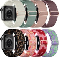 Elastisches Nylon Loop Armband FüR Apple Watch 40Mm-41Mm Verstellbar Sport