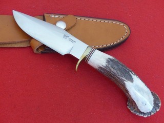 Coltello lama fissa Blackjack Effingham Trail Giode come nuovo in scatola Crown STAG