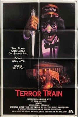 Terror Train Original 1980 Horror Film Poster Jamie Lee Curtis