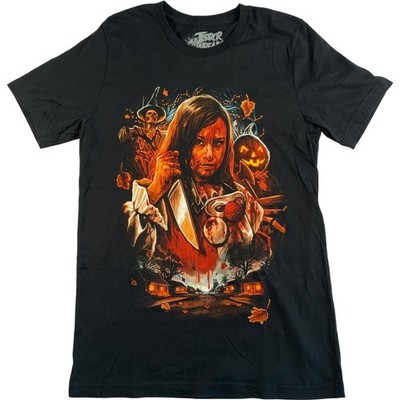 Terror Threads Grafik T-Shirt Medium Horror schwarz Halloween Slasher Tee