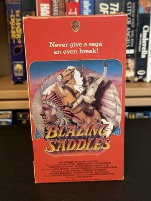Blazing Saddles (1974) VHS Mel Brooks Cleavon Little Gene Wilder Slim Pickens 