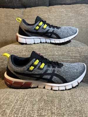 ASICS Gel-Quantum 90 sneakers. Women s Gray Black Yellow running Shoe Size 9.5