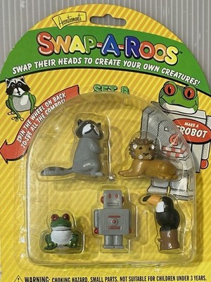 Snap-A-Roos  SET  B By ACCOUTREMENTS (ARCHIE MCPHEE) RARE 5 FIGURES
