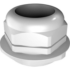 Rittal 2411671 2411.671 Threaded Cable Gland M63 Polyamide Grey RAL 7035 1