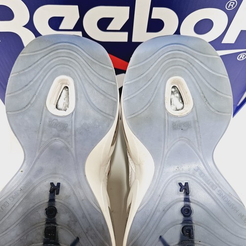 Reebok Question Mid Blue Toe Größe UK 7,5 Alan Iverson weiß Leder verpackt GX0227 - Bild 18 von 24