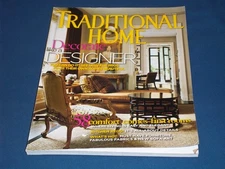 2006 OCTOBER TRADITIONAL HOME MAGAZINE - DECORATE LIKE A DESIGNER - H 14026