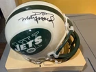 Don Maynard HOF Jets Autographed Mini Helmet Topps Cert