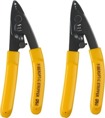 2 Pcs CFS-3 Fiber Optic Stripper 3 Port Hole Stripping Tools... 