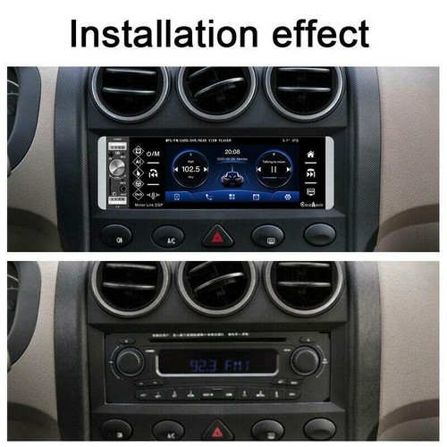HD Car Stereo Bluetooth MP5 Player FM Radio AUX USB SD TF Carplay Part1DIN 5.1" - Picture 6 of 11