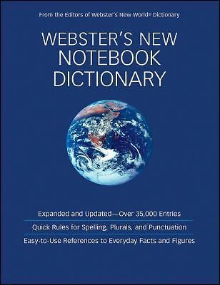Webster's New Notebook Dictionary by Jonathan L.Goldman