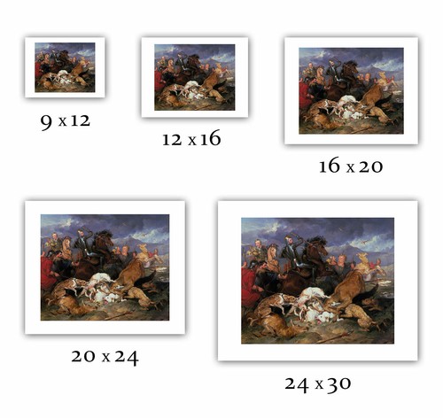 Edwin Landseer : "The Hunting of Chevy Chase" (1826) — Giclee Fine Art Print - Picture 2 of 7