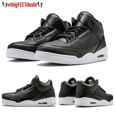 jordan retro 3 black and white