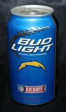 Missouri 12oz - Anheuser-Busch - BUD LIGHT 2012 NFL San Diego Chargers 663368MCC
