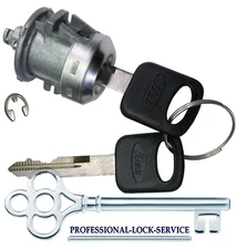Ford Expedition 97-17 SINGLE Door Lock Key Cylinder Tumbler Barrel 2 Keys 