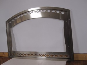 Travis Bis Tradition Lennox Montecito Fireplace Nickel Arch Face