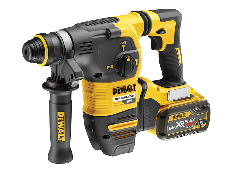 DEWALT DCH333X2 XR Flexvolt senza Spazzola Sds Plus Martello 54V 2 X 3.0Ah Ioni