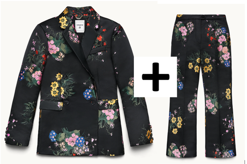 Erdem x H\u0026M l'intera Jacquard Floreale Tuta/pantalone \u0026 Giacca UK14 TUTTO  ESAURITO ONLINE | eBay
