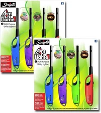 Scripto AIM 'N Flame Multi-Purpose Lighters, Pack of 8
