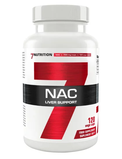 7Nutrition NAC (N-Acetyl-L-Cysteine) 500mg 120 Vegan Capsules-