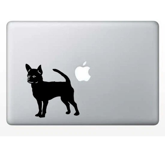 Adesivo adesivo Chihuahua para cachorro de estimação Macbook laptop janela de carro SUV porta parede - Imagem 2 de 4