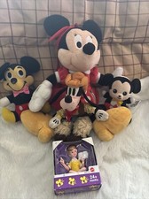 Minnie Mickey Goofy plush Lot