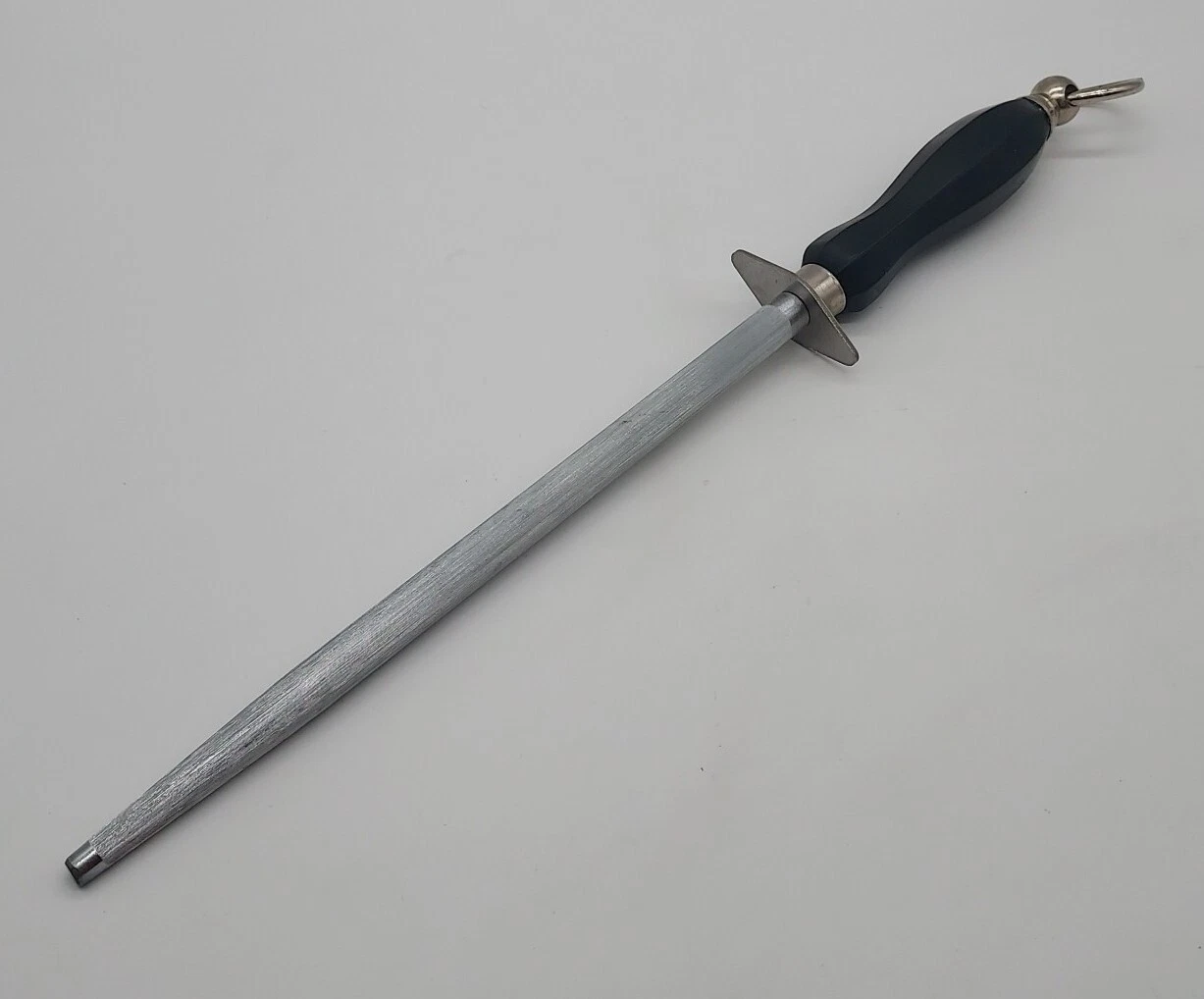 Vintage SABATIER Knife Sharpening Honing Steel Stick Sharpener FRANCE 10”
