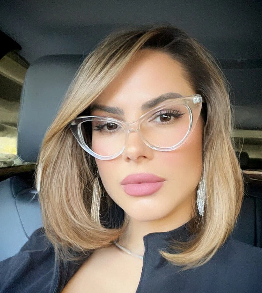 Clear frame hotsell glasses cat eye