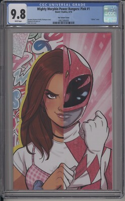 MIGHTY MORPHIN POWER RANGERS: PINK #1   CGC 9.8   TARR GLITTER VARIANT - 1:100
