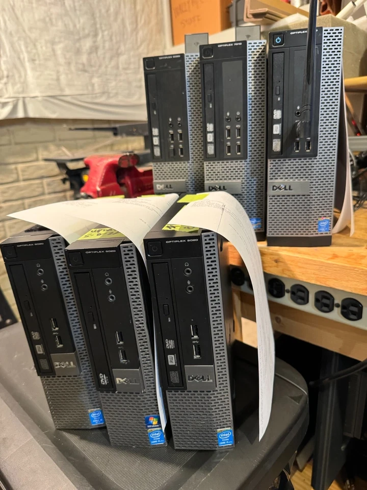 Computadora de escritorio Dell i5 USFF PC 8 GB RAM 750 GB SATA HD Windows 10 Pro Wi-Fi (5) Foto 3 de 4