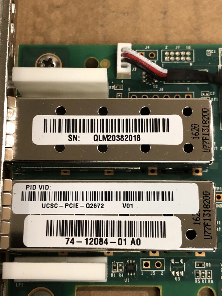 Cisco QLogic 16G Dual Port 16Gbps Fibre Channel PCI-e Adapter FC UCSC-PCIE-Q2672 - Image 3 of 4