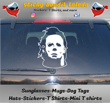 Halloween Micheal Myers Horror 6 inch window vinyl decal sticker