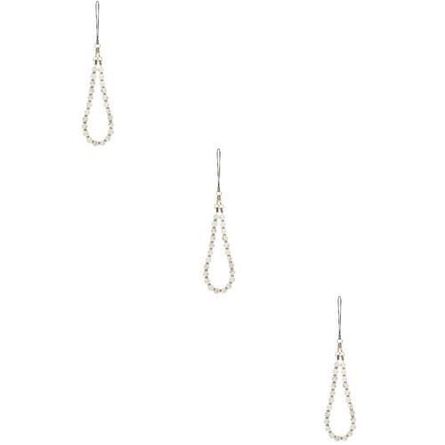 Set of 3 Mobile Phone Chain Cellphone Beaded Lanyard Pendant Rope - Zdjęcie 2 z 12