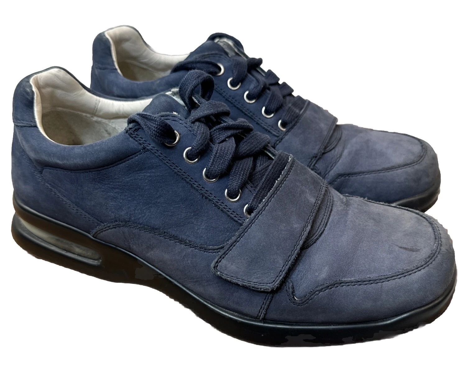 NIKE Scarpe eleganti Oxford Cole Haan Nik Air Conner da uomo con cinturino blu taglia 7 5 M