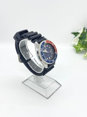 Seiko 2625 001B Vintage Quartz Diver Watch 1980s Pepsi Bezel Japan