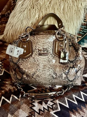 Coach Madison Sequin Satchel/Top Handle Bag Handbags & Bags for