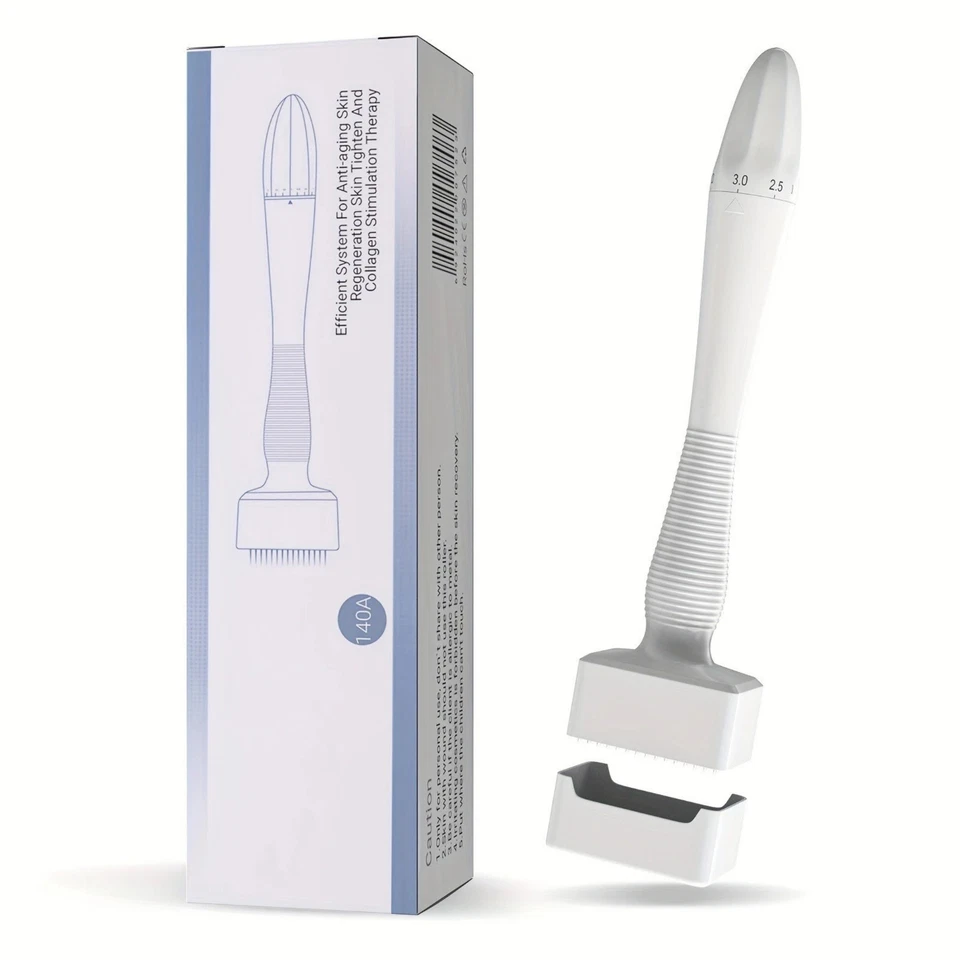 Derma Stamp Micro Needling Therapy Face Skin Tool for Scar Hair Loss Treatment - image 4 of 4