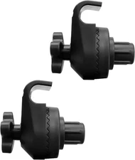 Garden Swing Plastic Fittings to Attach Canopy Frame Black 